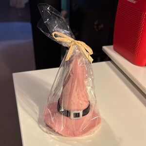 Pink Witch Hat Candle